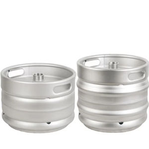 KIMLONG Fûts de bière de type lance de 30L, fin et de qualité alimentaire, avec logo personnalisé, longue durée de conservation, finition mate, épaisseur 1,8 mm, DIN - Product Image 1