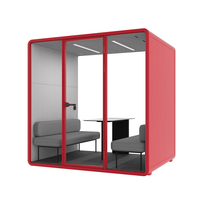 Cabine de travail insonorisée mobile pour intérieur, idéale pour réunions, bureau, ou comme cabine téléphonique/studio d'étude - À vendre