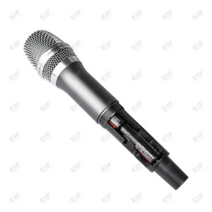 Sistema de Micrófono Inalámbrico XLR Dinámico de Doble Canal EIF-2000 con Cancelación de Ruido, Señal Estable y Sonido Nítido para Fiestas y Bodas - Product Image 6