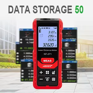Télé<span class=keywords><strong>m</strong></span>ètre <span class=keywords><strong>laser</strong></span> Noyafa NF-272L, <span class=keywords><strong>portée</strong></span> de <span class=keywords><strong>100</strong></span> <span class=keywords><strong>m</strong></span>ètres, mesure de la longueur et du volume, télé<span class=keywords><strong>m</strong></span>ètre portatif - Product Image 6