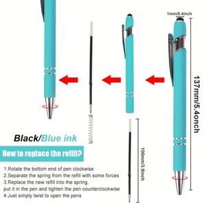 Aluminum Ballpoint Colorful <b>Cheap</b> Good Logo Design Pen With Soft Rubber - Product Image 4