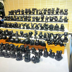 Sculture di Poké Ball in Ossidiana all'Ingrosso, Stile Cartone Animato Lucidato, Mew Mewtwo <span class=keywords><strong>Pikachu</strong></span>, Pietre Curative per Regali - Product Image 3