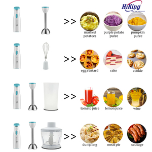 <span class=keywords><strong>Mixeur</strong></span> Plongeant 3-en-1 en Acier Inoxydable à Faible Bruit, Batteur à Lait et <span class=keywords><strong>Hachoir</strong></span> Manuel – Vente en Gros à Prix Abordable - Product Image 2