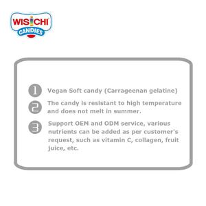 <span class=keywords><strong>Bonbons</strong></span> chauds à base de vitamines c avec échantillons <span class=keywords><strong>sans</strong></span> bpa, mélanine doux à haute température, gelée au collagène - Product Image 2