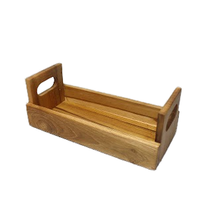 Elegant Sustainable Acacia Wood Serving <b>Bread</b> Tray Breakfast Tray Copper Feature Wooden Platter Serving Bowls Komodoin Indonesia - Product Image 1