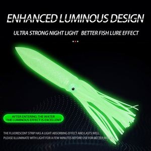 30cm mực váy bạch tuộc 56g Mồi Câu Cá trolling mềm Mồi câu cá cho đồ gá lắp Silicone nhân tạo jigging mồi - Product Image 5