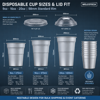 Gobelet en aluminium jetable avec logo personnalisé, 16 oz, gobelet de fête en métal recyclable, décalcomanie DIY, pour boissons froides et bière