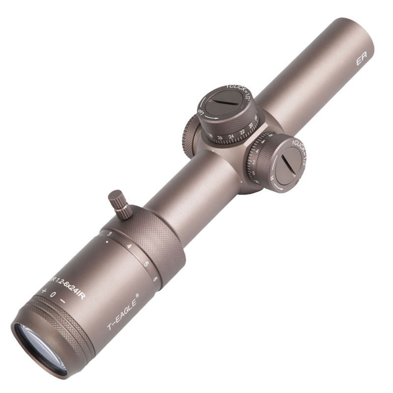 T-EAGLE 1.2-6X24IR Short Scope Hk-Tan Optics Sight Outdoor
