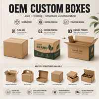 Boîtes en carton kraft écologiques recyclables à double paroi, résistantes, avec logo personnalisé pour l'expédition internationale, directement de l'usine, en gros
