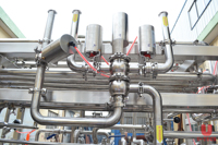 Pasteurisateur UHT entièrement automatique pour lait jus de fruits boisson végétale 1000L/H usine complète de transformation laitière