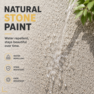 Pintura de Piedra Real de Blue Kingfisher International Paint Factory con Color Natural <span class=keywords><strong>para</strong></span> Paredes Exteriores de Hoteles y Resorts - Product Image 4
