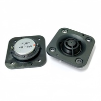 Haut-parleurs de tweeter passifs magnétiques internes à dôme en soie de 48*48MM 6Ohm 15W RMS à haut niveau sonore 93.2dB avec trou de montage pour moniteur JBL