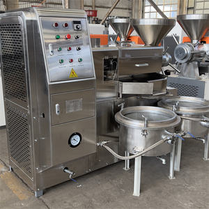 Presse à huile en acier inoxydable série 6YL 201 nouvellement mise à niveau Machines à huile 6YL-100ZD I pour petites entreprises Machine à presse à huile durable - Product Image 3