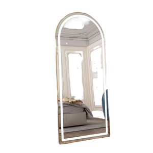 Nhà máy trực tiếp cảm ứng thông minh lớn 3 màu sắc đầy đủ chiều dài tóc Salon gương khung tầng thường vụ đầy đủ cơ thể mặc quần áo LED ánh sáng gương - Product Image 2