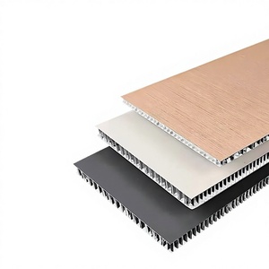 Panel de Nido de Abeja de Aluminio de 6 mm de Espesor, Superficie de Madera, Ignífugo, Ligero, para Uso en Interiores, Hogar y Oficina - Product Image 1