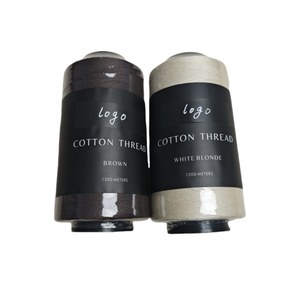 ด้ายฝ้ายสีดำสำหรับมืออาชีพ (ฝ้าย 100%) สำหรับเย็บต่อผม - Product Image 5