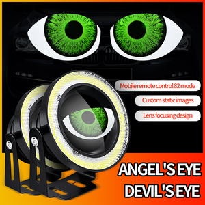 Hot Sales 12V-36V <strong>Dynamics</strong> 7 Modes <strong>Remote</strong> Control Demon Eye Car Devil Eyes Headlights System Other Car Light Accessories - Product Image 2