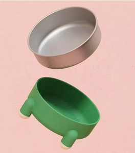 Bols pliables portables en acier inoxydable pour chiens et chats avec base en caoutchouc antidérapante, tailles personnalisables pour les voyages et l'extérieur - Product Image 4