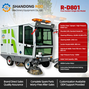 Machine de nettoyage routier professionnelle de marque ROD, conçue sur mesure, balayeuse de rue mobile avancée personnalisable - Product Image 2
