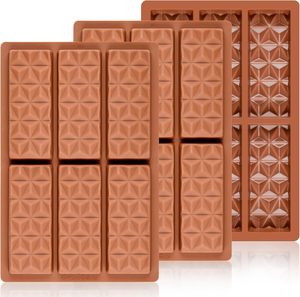 Molde de Silicona para Chocolate de Alta Calidad, Molde Cuadrado para Barras de Chocolate 3D, Silicona de Grado Alimenticio - Product Image 1