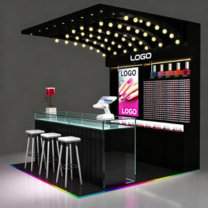 Kiosque de présentation personnalisé pour salon de beauté, design intérieur pour salon de manucure, <span class=keywords><strong>boutique</strong></span> de vente au détail de produits pour ongles, kiosque d'art des ongles - Product Image 5