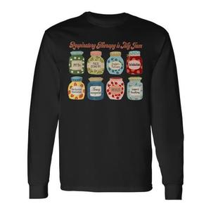 Thérapie respiratoire : c'est ma passion - T-shirt à manches longues pour la rééducation pulmonaire (RRT) - Product Image 1