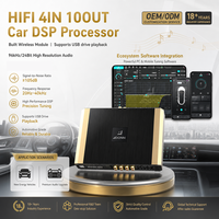 Prosesor Audio DSP HIFI 4 Input 10 Output Pemutar USB Drive 96kHz/24Bit OEM/ODM Pabrik Langsung Amplifier Mobil