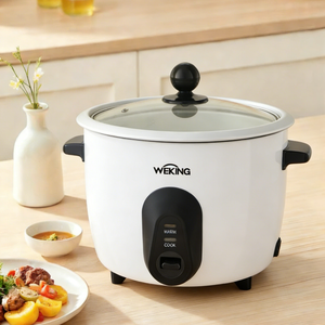 Olla Arrocera Eléctrica de Color Personalizado, Olla Interior Antiadherente de Aluminio, Cocción Automática, Uso Doméstico, Electrodoméstico de <span class=keywords><strong>Cocina</strong></span> Portátil - Product Image 6