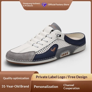 Sandalias de hombre con parte trasera descubierta y suela de goma, estilo nuevo Verano 2026, para exteriores - Product Image 5