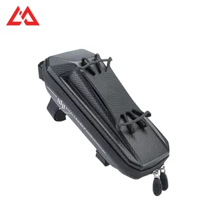 OEM impermeable portátil bicicleta bolsas cajas pantalla táctil teléfono caso superior frontal tubo marco ciclismo bolsa