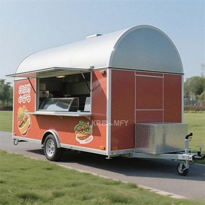 Carrito de Venta Personalizado para Exteriores, Restaurante Móvil de Hot Dogs, Camión de Servicio Comercial, Remolque de Comida Rápida con Certificación CE - Product Image 6