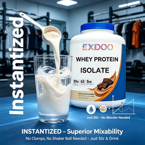 Proteine Isolate del Siero di Latte a Basso Contenuto di Zuccheri, 30g di Proteine per Porzione, 62 Porzioni, Confezione da 5 Libbre, Nutrizione Sportiva per Palestra - Product Image 5