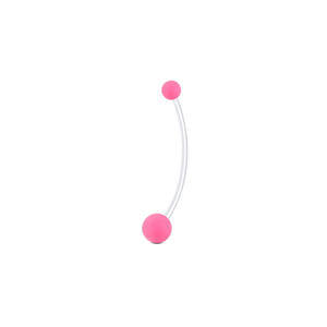 CRYSPURE Piercings <span class=keywords><strong>de</strong></span> nombril flexibles en acrylique, longs, avec zircon UV rose et pendentif bébé, bijoux <span class=keywords><strong>de</strong></span> piercing <span class=keywords><strong>de</strong></span> nombril, vente en gros OEM - Product Image 2