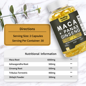 Odm/oem <span class=keywords><strong>multivitamin</strong></span> עשה שיפור תענוג חרמן עז maca שורש gummies או קפסולות - Product Image 2