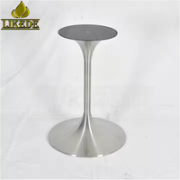 Base de table ronde en aluminium moderne, style tulipe, pour table de salle à manger, restaurant, café, table de conférence, OEM