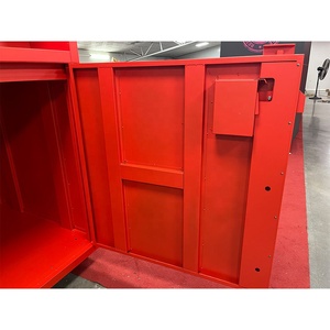 Contenedor <span class=keywords><strong>de</strong></span> Reciclaje <span class=keywords><strong>de</strong></span> Metal Resistente al Agua para Exteriores, para Ropa Vieja, Zapatos, Libros y Donaciones - Product Image 4