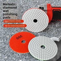 Disques de polissage auto-adhésifs (PSA) pour marbre, granit, quartz, pierre, pour meuleuse d'angle, ronds, 100 mm