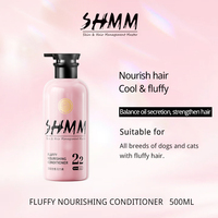 Après-shampoing nourrissant SHMM Fluffy 100ml pour chiens et chats, soin capillaire revitalisant avec extrait de Centella Vita-Serum