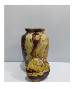 Hand Painted Aluminum Cremation Urn for Adult Human Ashes Colorful Art Metal <b>Memorial</b> Funeral Urn Decorative Container - Product Image 6