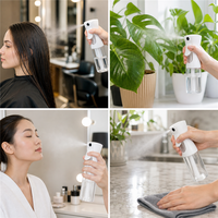 Pulvérisateur à gâchette rechargeable haute pression à brume fine continue pour salon de coiffure, arrosage de plantes et nettoyage facial OEM