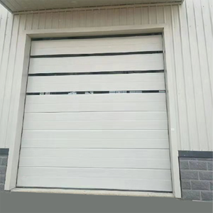 Porte <span class=keywords><strong>de</strong></span> <span class=keywords><strong>garage</strong></span> moderne suspendue électrique industrielle en alliage d'aluminium étanche style automatique pliable polymère moteur bois plastique - Product Image 3