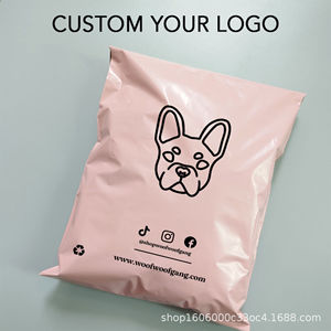 Sac de Courrier Rose Mat Jiarun Épaissi Imperméable Biodégradable avec Impression de Logo Auto-adhésif Longueur de Scellage 4cm - Product Image 4