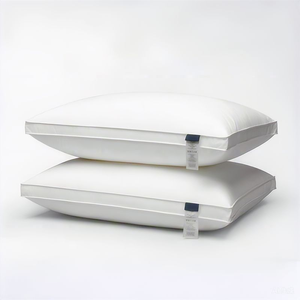 Oreillers modernes en coton 100% blanc pour hôtel, vente en gros, avec technique de double couture, taies d'oreiller et de coussin - Product Image 3