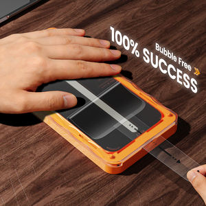 Protector <span class=keywords><strong>de</strong></span> Pantalla <span class=keywords><strong>de</strong></span> Vidrio Templado 9H, Antipolvo, Sin Burbujas, para iPhone 15 16 17 Pro Max, Venta al Por Mayor - Product Image 2