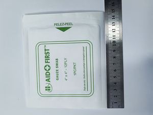 Grosir 4*4 \ "bantalan kasa katun bersirkulasi penyerap steril Whoplster medis habis pakai untuk perawatan luka - Product Image 4