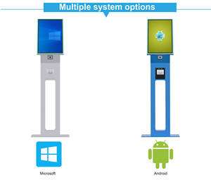 18.5 "21.5" Stand au sol Terminal libre-service Kiosque Check Out Totem Commande Kiosques de <span class=keywords><strong>paiement</strong></span> Utilisation au restaurant - Product Image 2