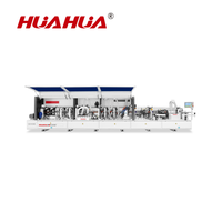 Machine à chantourner HUAHUA HH566RL avec cadre soudé robuste, optionnelles doubles cuves à colle, système de laminage à roues de pression multi-groupe