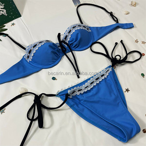 Ý <span class=keywords><strong>t</strong></span>ái chế <span class=keywords><strong>t</strong></span>ắm phù hợp với <span class=keywords><strong>t</strong></span>ố<span class=keywords><strong>t</strong></span> nhấ<span class=keywords><strong>t</strong></span> Brazil thong Bikini Đồ bơi cong phụ nữ quây rắn rô kẻ sọc <span class=keywords><strong>t</strong></span>ương <span class=keywords><strong>t</strong></span>ự áo ngực - Product Image 6