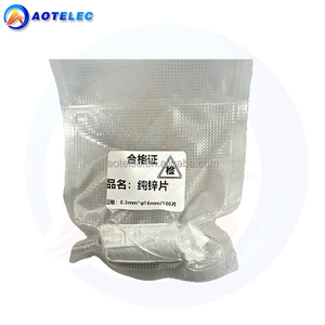 Chips de <span class=keywords><strong>Zinc</strong></span> de 15.6mm X 0.4mm, Chips de Metal de <span class=keywords><strong>Zinc</strong></span>, Chips de Electrodo de Ánodo para Baterías de Iones de <span class=keywords><strong>Zinc</strong></span> - Product Image 3