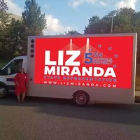 Pantalla LED de Alta Luminosidad para Exteriores de 5000 cd a Todo Color P5P4, Remolque de Publicidad Móvil con Pantalla LED Montada en Camión, Garantía de 3 Años